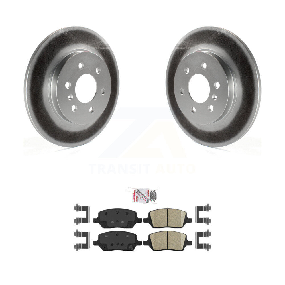 Rear Coat Brake Rotor Ceramic Pad Kit For Pontiac Montana Chevrolet Uplander Buick Saturn KGA-104165