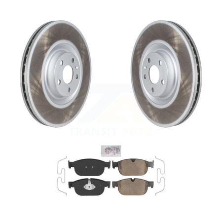 Front Coated Brake Rotor & Ceramic Pad Kit For Volvo XC90 With 366mm Diameter KGA-104635