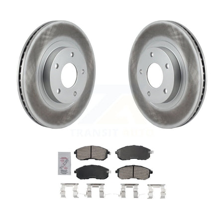 Front Coated Disc Brake Rotors And Ceramic Pads Kit For Nissan Altima INFINITI I35 KGA-104642