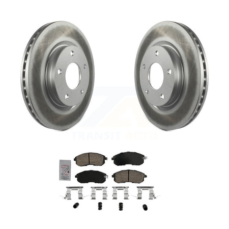 Front Coated Disc Brake Rotors And Ceramic Pads Kit For Nissan Sentra KGA-104731