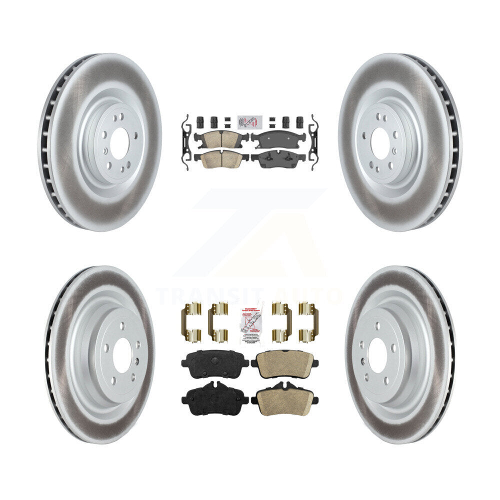 Front Rear Ceramic Pads And Coated Disc Brake Rotors Kit For Mercedes-Benz GLS450 ML250 KGA-104778