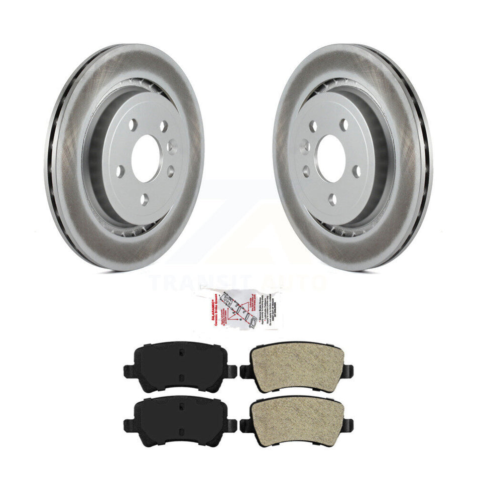 Rear Coated Disc Brake Rotors And Semi-Metallic Pads Kit For Volvo XC70 S60 V60 S80 V70 KGA-105375