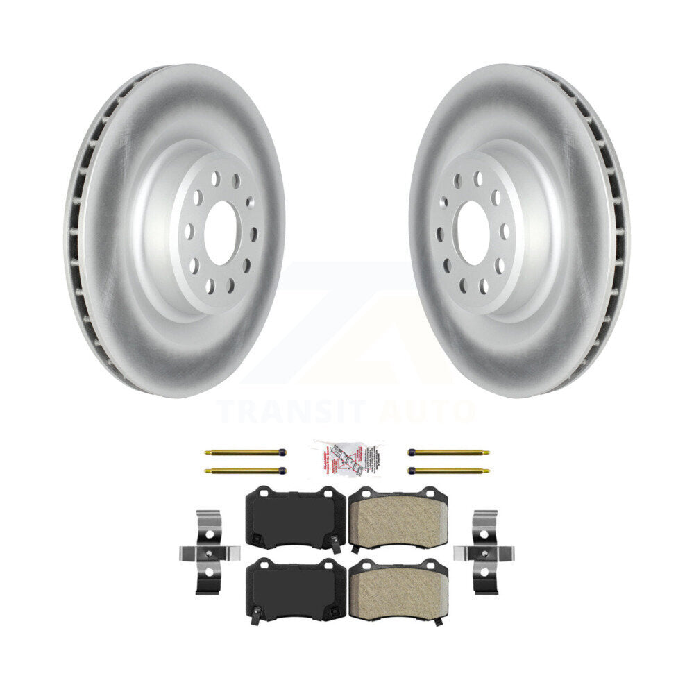 Rear Coated Disc Brake Rotors And Semi-Metallic Pads Kit For Tesla X S KGA-105386