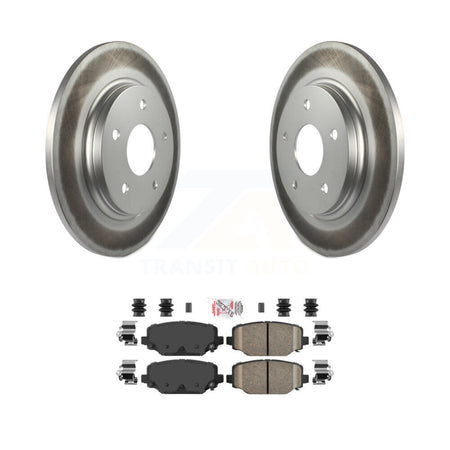 Rear Coated Disc Brake Rotors And Ceramic Pads Kit For Dodge Grand Caravan KGA-105419