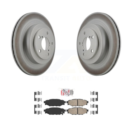 Rear Coated Disc Brake Rotors And Ceramic Pads Kit For Subaru Legacy KGA-105422