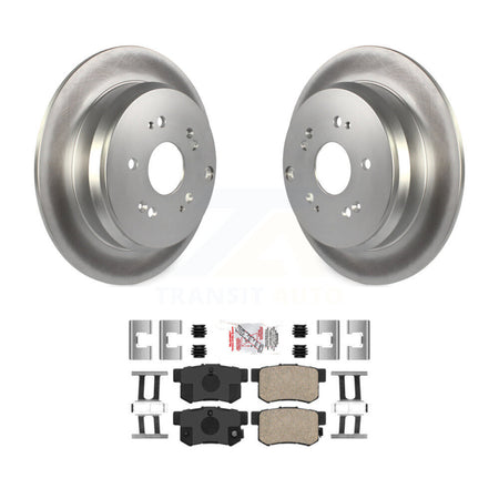 Rear Coated Disc Brake Rotors And Ceramic Pads Kit For Acura RDX KGA-105428