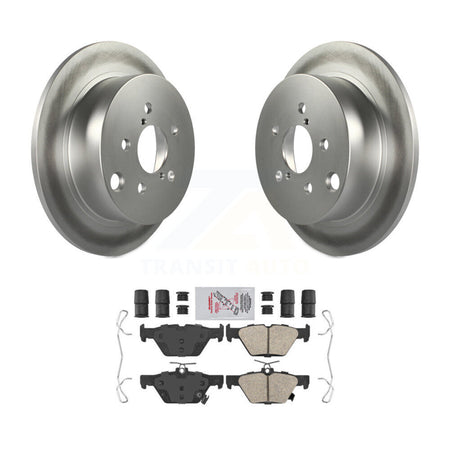 Rear Coated Disc Brake Rotors And Ceramic Pads Kit For Subaru Crosstrek KGA-105434