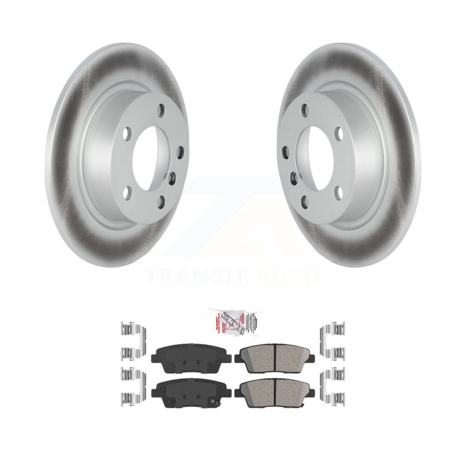 Rear Coated Disc Brake Rotors And Ceramic Pads Kit For Mini Cooper Countryman Paceman KGA-105442