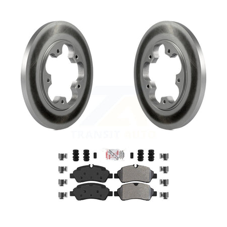 Rear Coat Brake Rotors Semi-Metallic Pad Kit For Ford Transit-250 Transit-150 Transit-350 KGA-105456