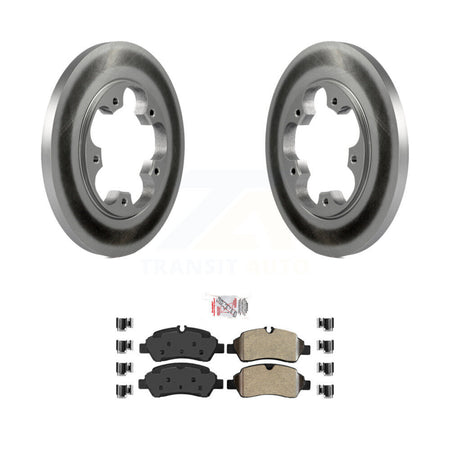 Rear Coat Brake Rotors Semi-Metallic Pad Kit For Ford Transit-250 Transit-150 Transit-350 KGA-105457