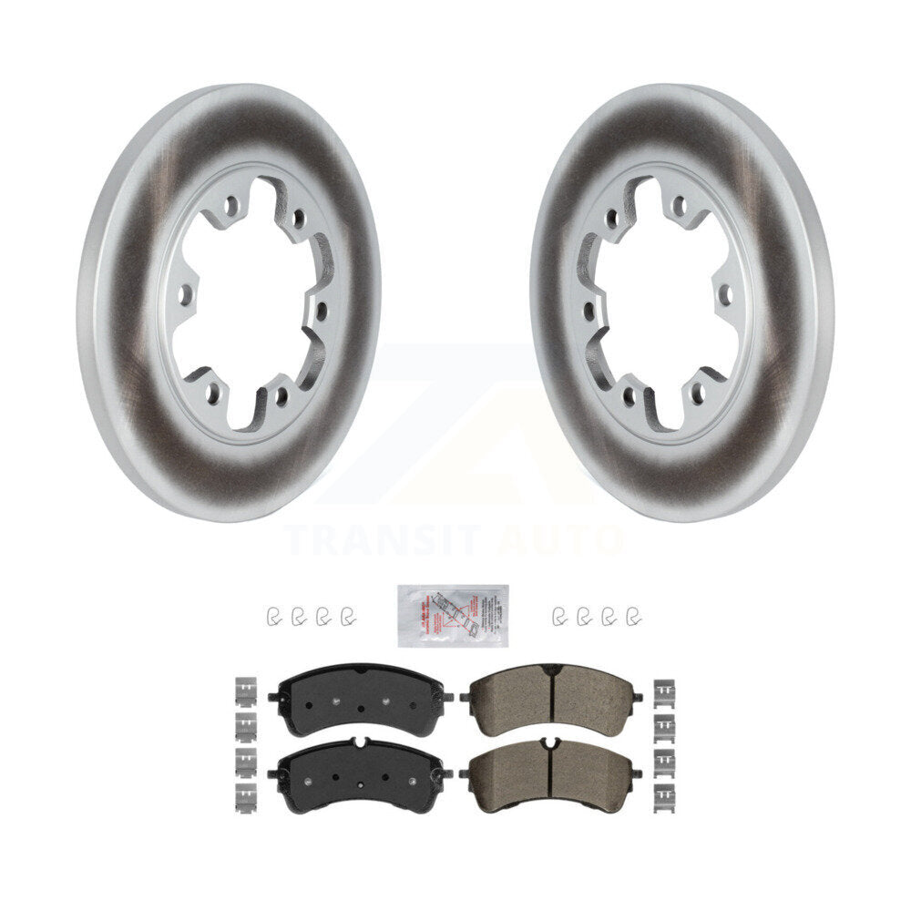 Rear Coat Brake Rotors Semi-Metallic Pad Kit For Ford Transit-250 Transit-150 Transit-350 KGA-105460