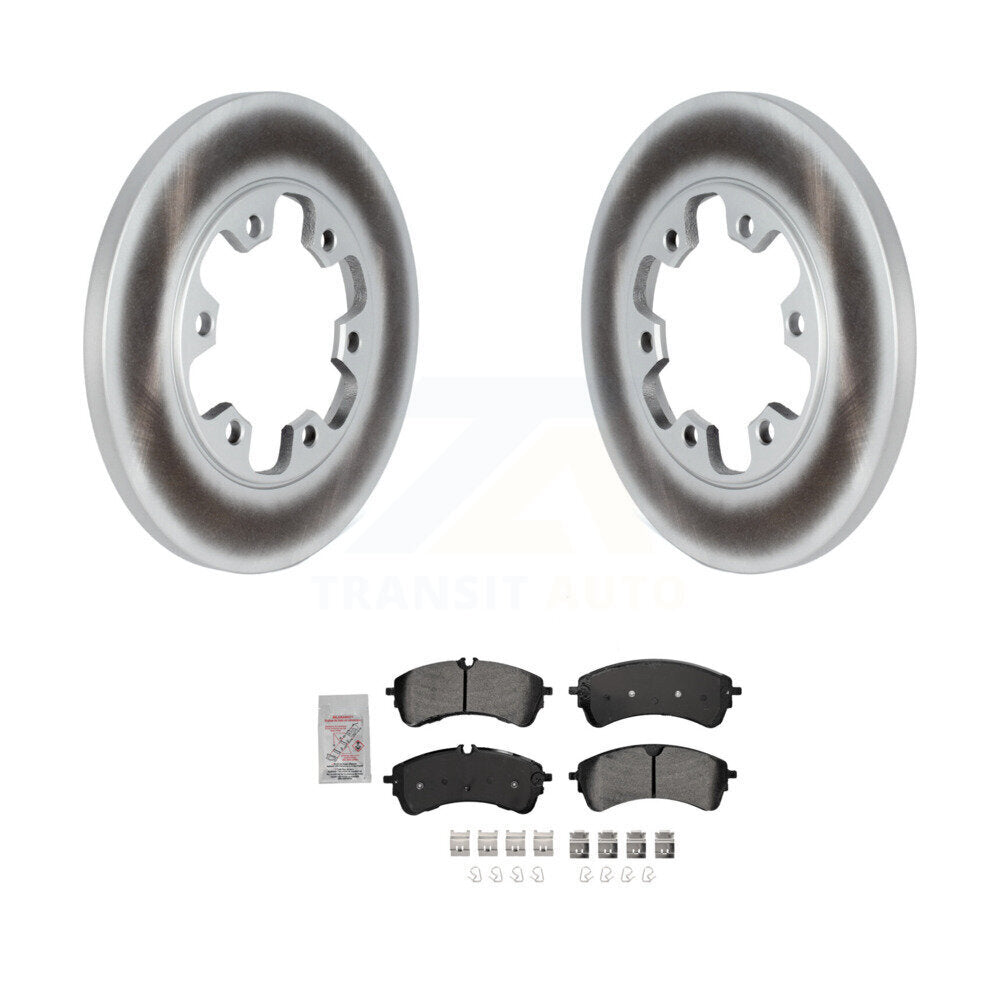 Rear Coat Brake Rotors Semi-Metallic Pad Kit For Ford Transit-250 Transit-150 Transit-350 KGA-105461