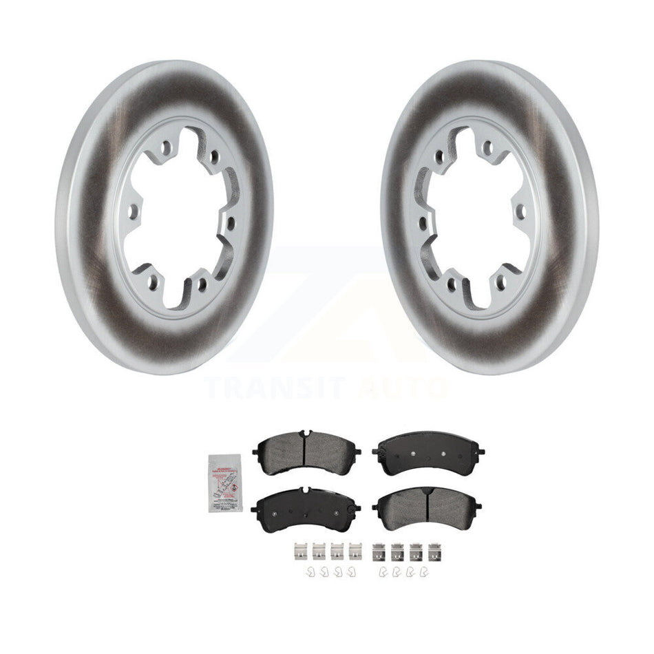 Rear Coat Brake Rotors Semi-Metallic Pad Kit For Ford Transit-250 Transit-150 Transit-350 KGA-105461