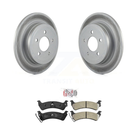 Rear Coated Disc Brake Rotors And Semi-Metallic Pads Kit For Ford Explorer Sport Trac KGA-105462
