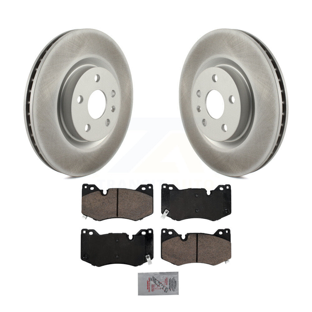 Front Coated Disc Brake Rotors And Ceramic Pads Kit For Chevrolet Corvette KGA-105567