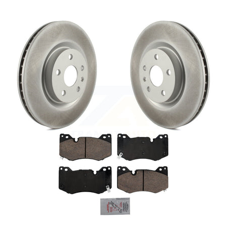Front Coated Disc Brake Rotors And Ceramic Pads Kit For Chevrolet Corvette KGA-105567