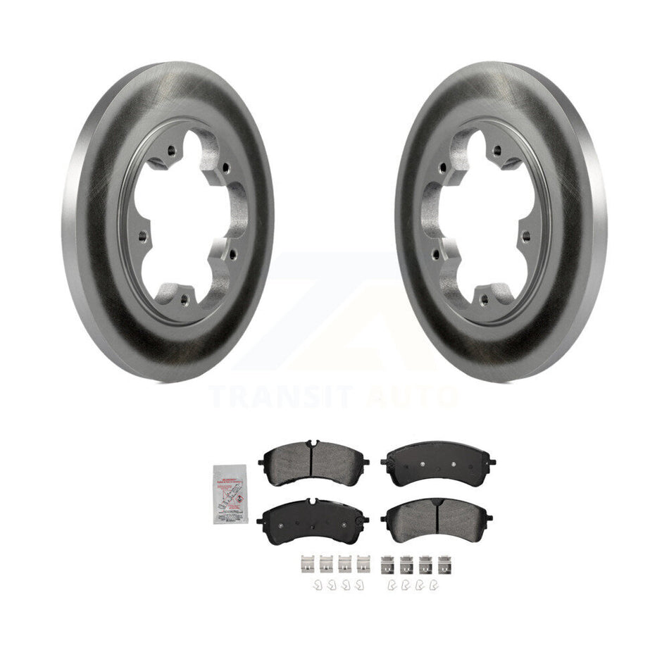 Rear Coat Brake Rotors Semi-Metallic Pad Kit For Ford Transit-250 Transit-150 Transit-350 KGA-105595