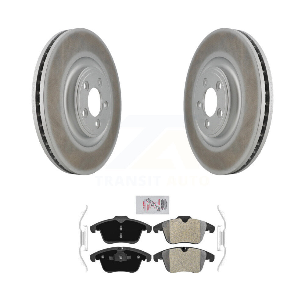 Front Coat Brake Rotors Semi-Metallic Pad Kit For 10 Jaguar XF Base/Premium Luxury/Luxury KGA-105616