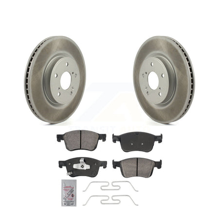 Front Coated Disc Brake Rotors And Ceramic Pads Kit For Honda Civic Accord Acura Integra KGA-105618