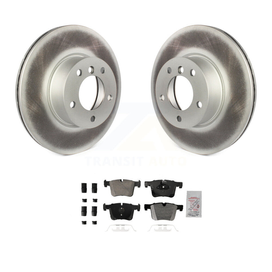 Front Coat Brake Rotor Semi-Metallic Pad Kit For BMW 328i xDrive 330i 320i 428i 328d 230i KGA-105621