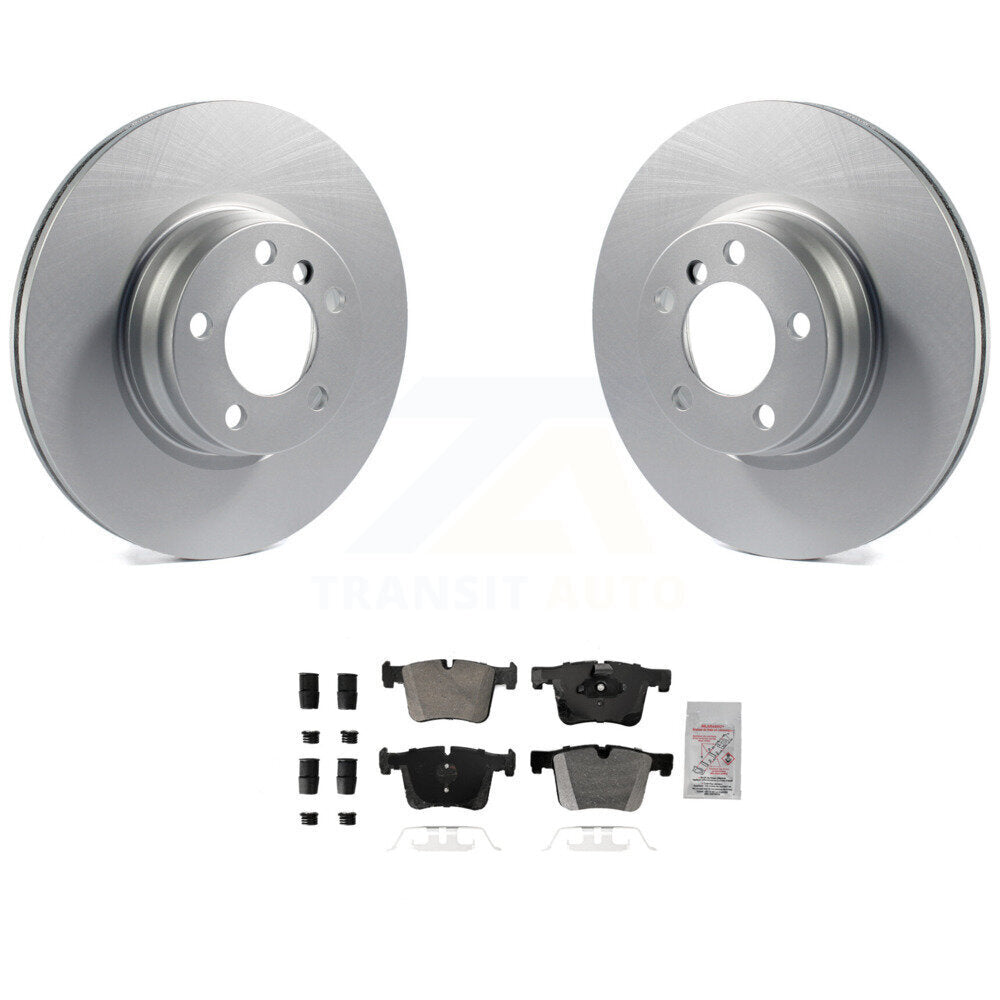 Front Coated Disc Brake Rotors And Semi-Metallic Pads Kit For BMW 328i 330e KGA-105622
