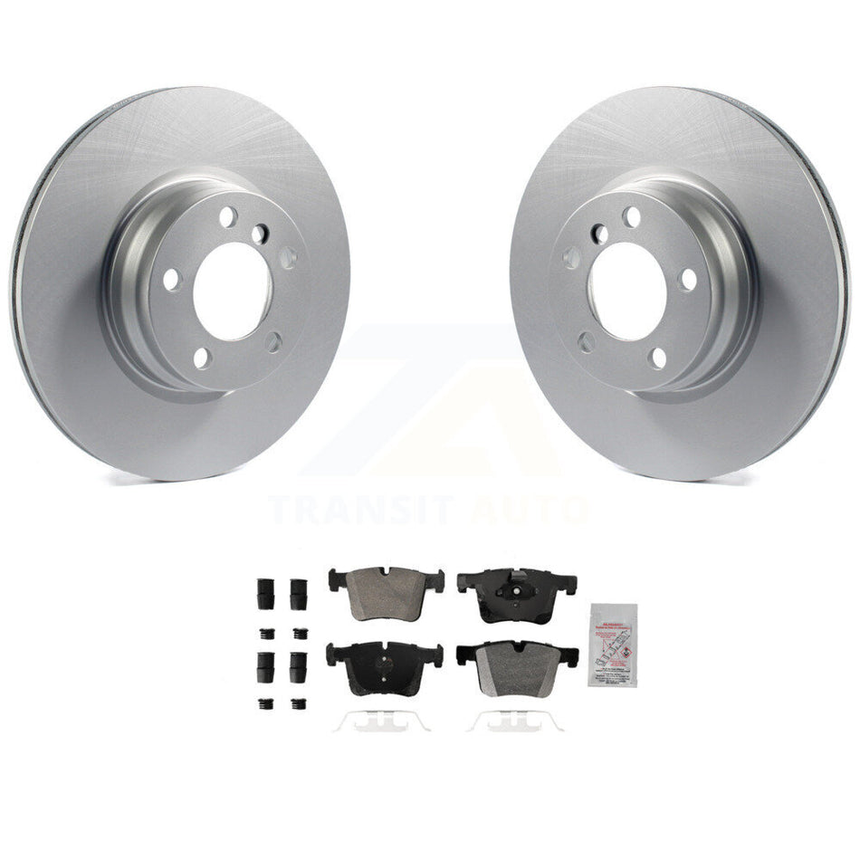 Front Coated Disc Brake Rotors And Semi-Metallic Pads Kit For BMW 328i 330e KGA-105622