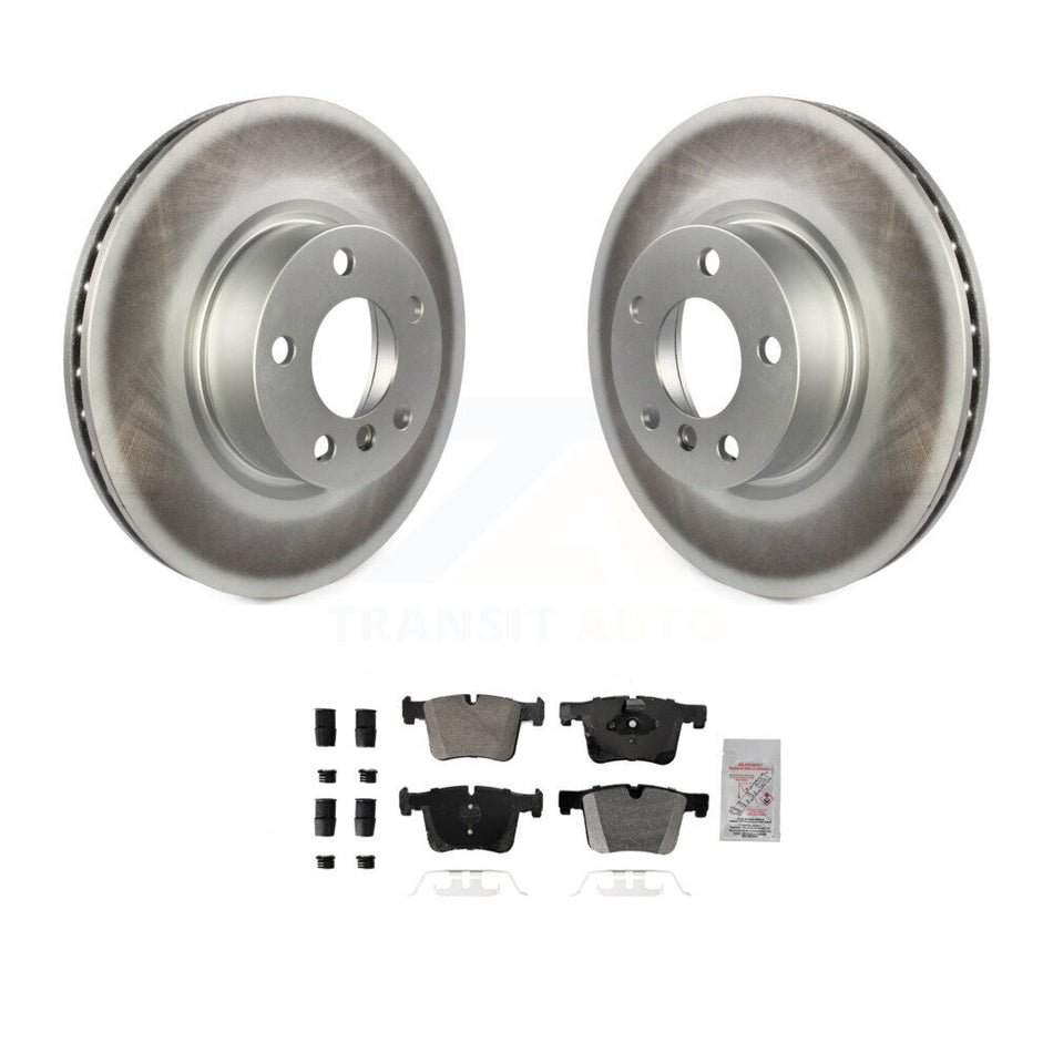 Front Coated Disc Brake Rotors And Semi-Metallic Pads Kit For BMW X3 X4 KGA-105645