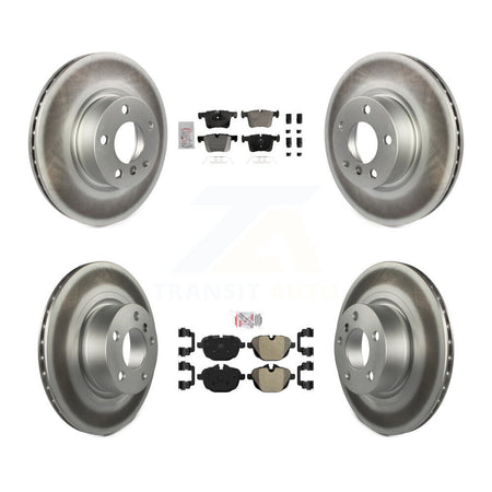 Front Rear Semi-Metallic Pads And Coated Disc Brake Rotors Kit For BMW X3 X4 KGA-105657
