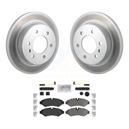 Rear Coated Brake Rotor & Semi-Metallic Pad Kit For Mercedes-Benz Sprinter 2500 3500 4500 KGA-105884