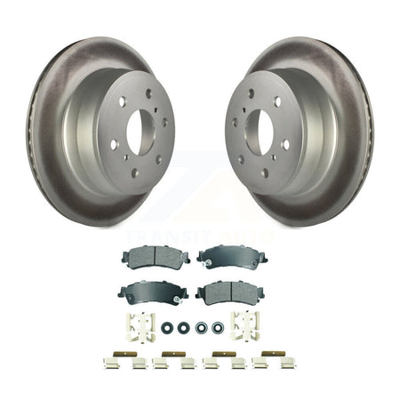 Rear Coated Disc Brake Rotors And Semi-Metallic Pads Kit For GMC Sierra 1500 Classic KGA-105900