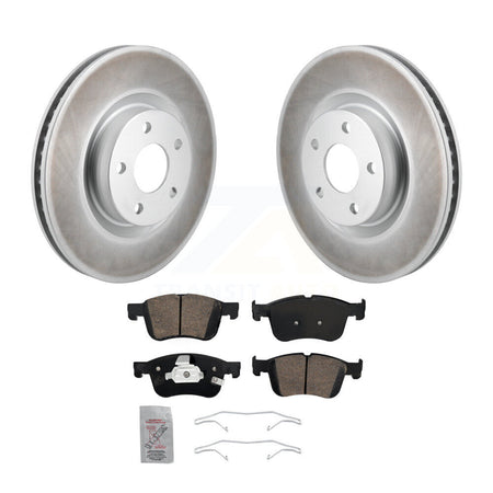Front Coat Disc Brake Rotors Ceramic Pad Kit For Ford Escape Bronco Sport Lincoln Corsair KGA-106014