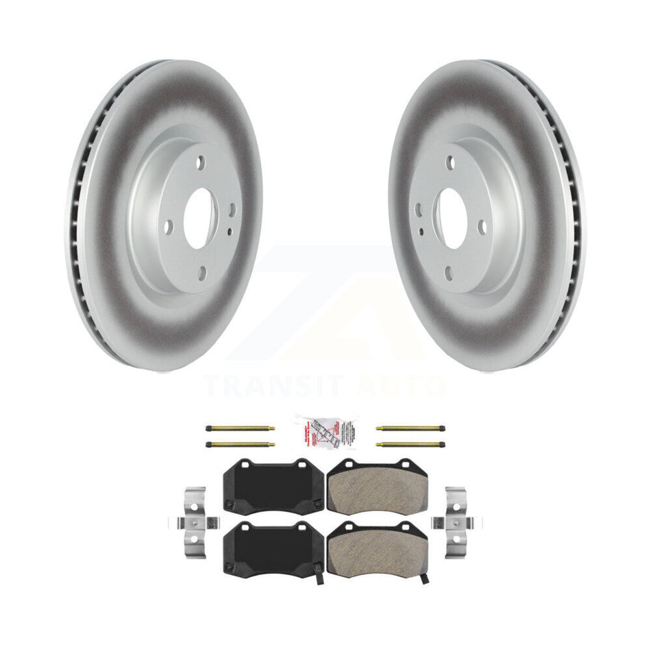 Front Coated Brake Rotor Semi-Metallic Pad Kit For Mazda MX-5 Miata Without Brembo Brakes KGA-106040