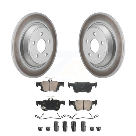 Rear Coated Disc Brake Rotors And Ceramic Pads Kit For 2022-2023 Ford Maverick KGA-106047
