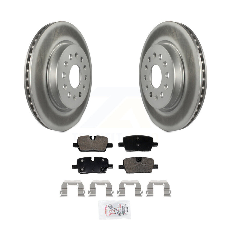 Rear Coated Brake Rotor Ceramic Pad Kit For Chevrolet Traverse Blazer Cadillac Equinox EV KGA-106053