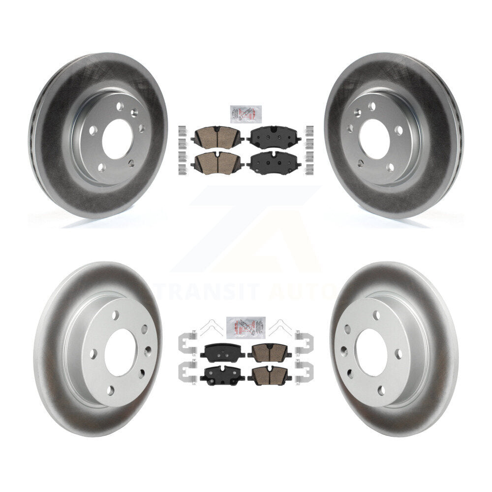 Front Rear Ceramic Pad & Coated Brake Rotor Kit For Chevrolet Trailblazer Buick Encore GX KGA-106133
