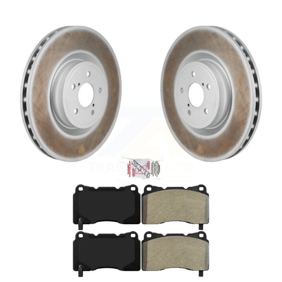 Front Coated Disc Brake Rotors And Semi-Metallic Pad Kit For Subaru BRZ Impreza Toyota 86 KGA-106206