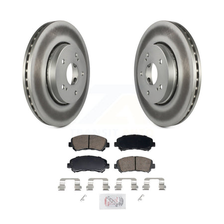Front Coated Disc Brake Rotors And Ceramic Pads Kit For 2010-2013 Suzuki Kizashi KGA-106210