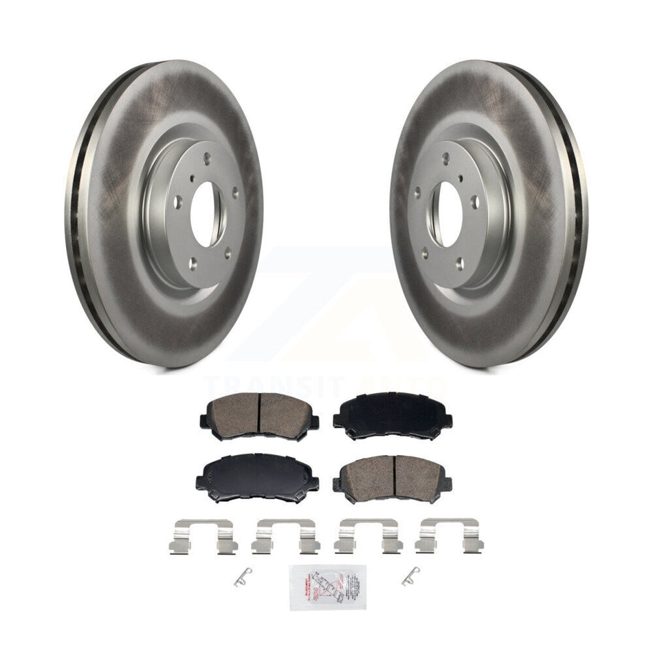 Front Coated Disc Brake Rotors And Ceramic Pads Kit For Nissan Maxima KGA-106212