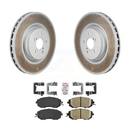 Front Coat Disc Brake Rotor Ceramic Pad Kit For 2019 Toyota 86 Base GT With Brembo Brakes KGA-106245