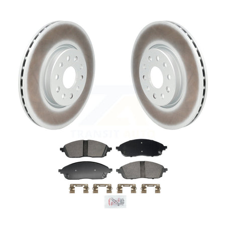 Front Coated Disc Brake Rotors And Ceramic Pads Kit For Jeep Grand Cherokee L KGA-106250