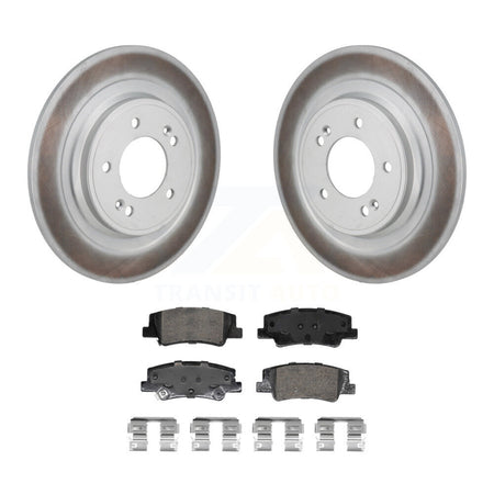 Rear Coated Disc Brake Rotors And Ceramic Pads Kit For Hyundai Tucson Kia Sportage KGA-106255