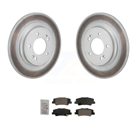 Rear Coated Disc Brake Rotors And Ceramic Pads Kit For Hyundai Tucson Kia Sportage KGA-106256