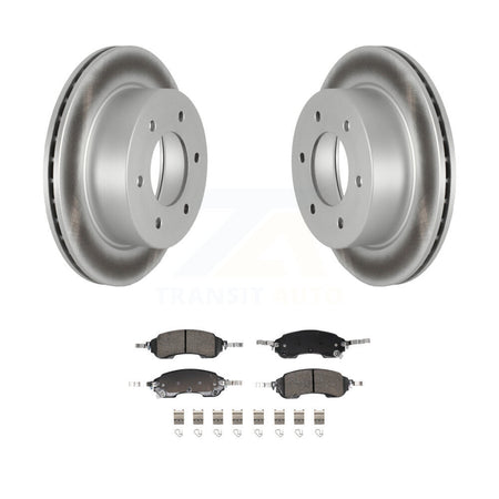 Rear Coated Disc Brake Rotors And Ceramic Pads Kit For Ford Bronco KGA-106289