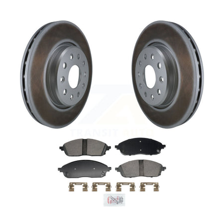 Front Coated Disc Brake Rotors And Ceramic Pads Kit For Jeep Grand Cherokee L KGA-107505