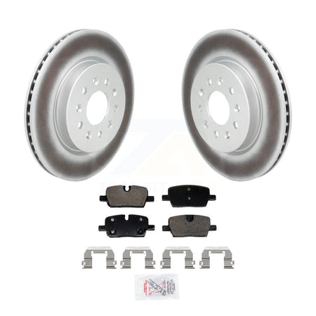 Rear Coated Disc Brake Rotors And Ceramic Pads Kit For Cadillac CT4 KGA-107518