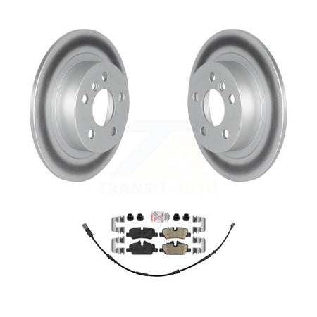 Rear Coated Brake Rotors Ceramic Pad Kit For 20-22 Mini Cooper BATTERY EV (EV BEV) engine KGA-107526