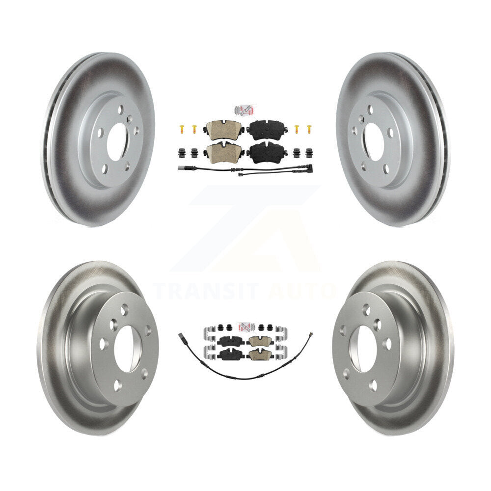 Front Rear Ceramic Pad Coated Disc Brake Rotor Kit For 2022 Mini Cooper S with GAS engine KGA-107557