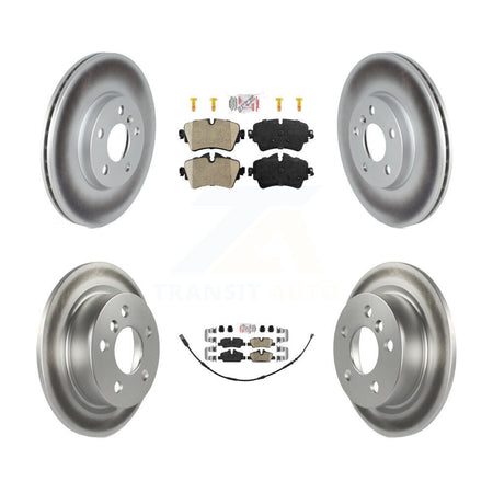 Front Rear Ceramic Pad Coated Disc Brake Rotor Kit For 2022 Mini Cooper S with GAS engine KGA-107558