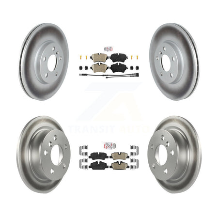 Front Rear Ceramic Pad Coated Disc Brake Rotor Kit For 2022 Mini Cooper S with GAS engine KGA-107559
