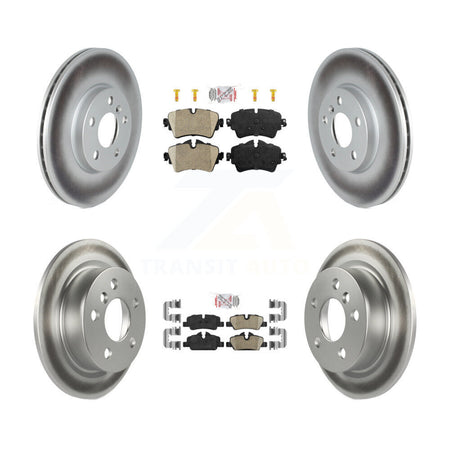 Front Rear Ceramic Pad Coated Disc Brake Rotor Kit For 2022 Mini Cooper S with GAS engine KGA-107560